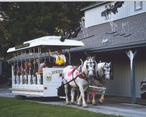 Halloween Horse Carriage Ride