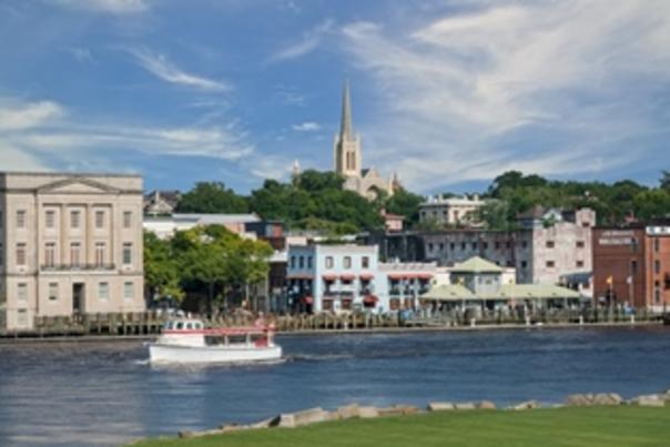 Cape Fear River in Downtown Wilmington