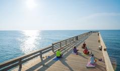 Yoga on The Wrightsville Beach Pier