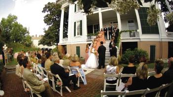 Outdoor Wedding at Bellamy Mansion