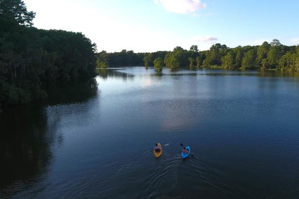 Kayaking at Greenfield Lake