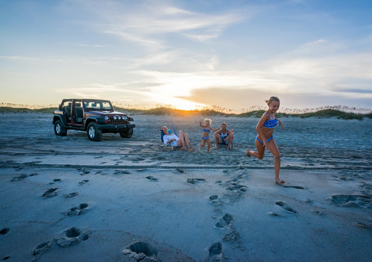 Fort Fisher State Recreation Area 4 Wheel Drive Access Beach