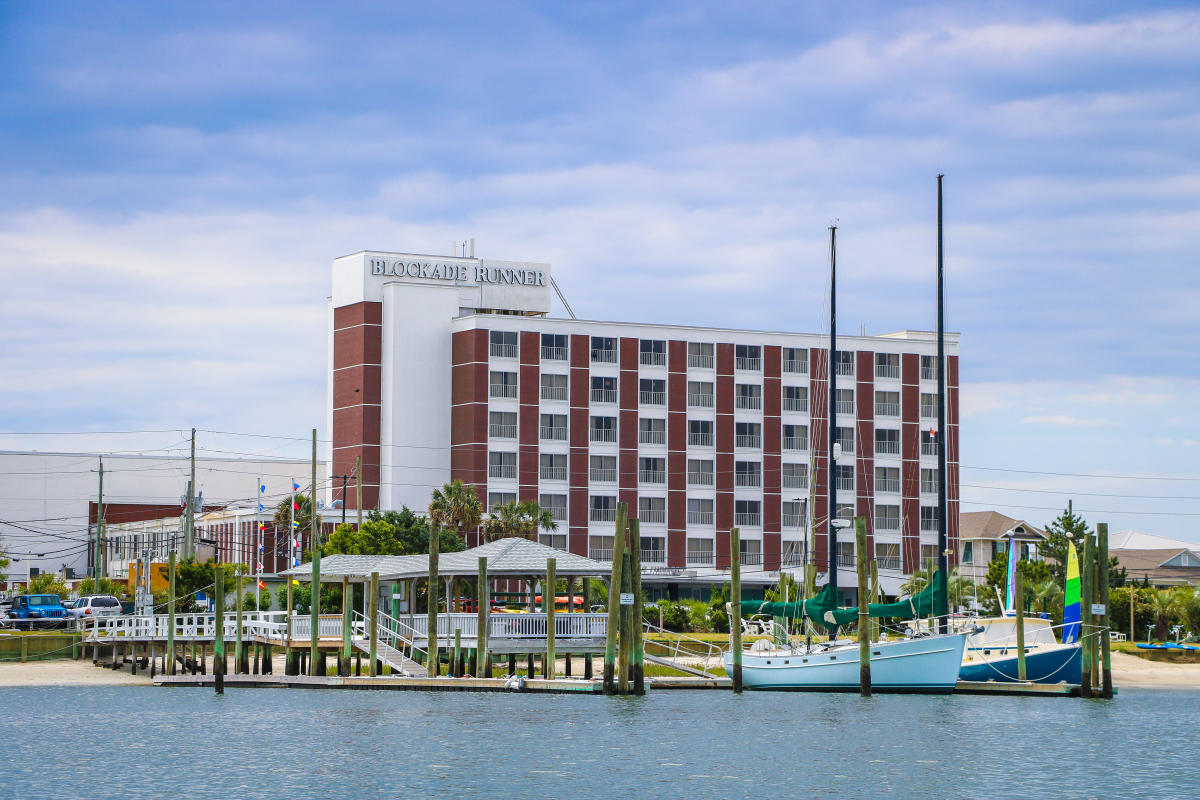 Blockade Runner Beach Resort bayside view