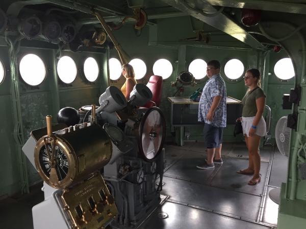 Bridge of Battleship North Carolina