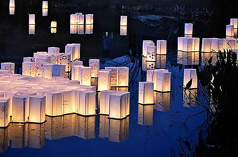 Cameron Art Museum Floating Lantern Ceremony