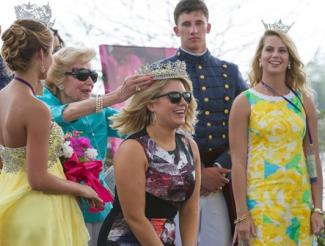 Crowning at NC Azalea Festival