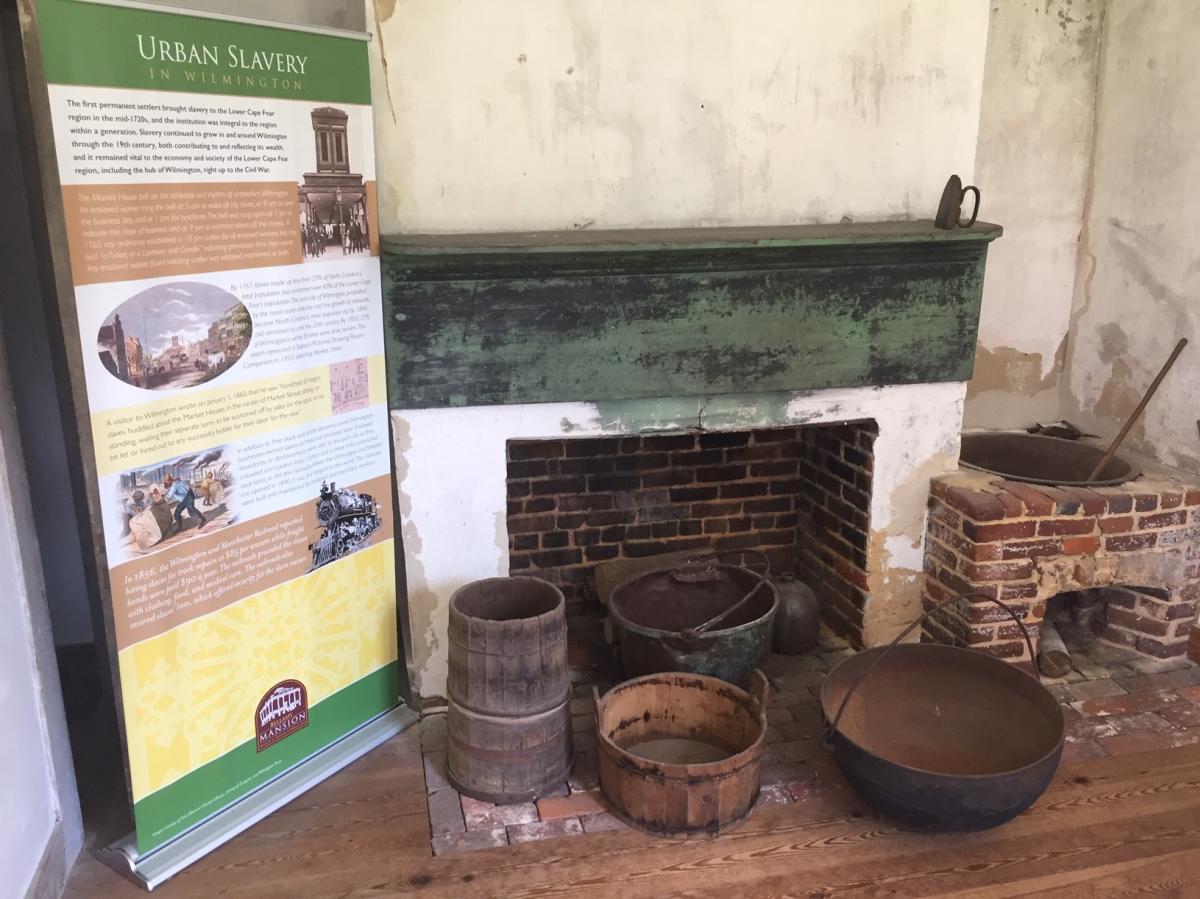 Slave quarters at the Bellamy Mansion