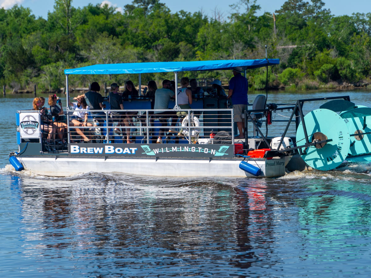 A Wilmington BrewBoat cruise on the Cape Fear River