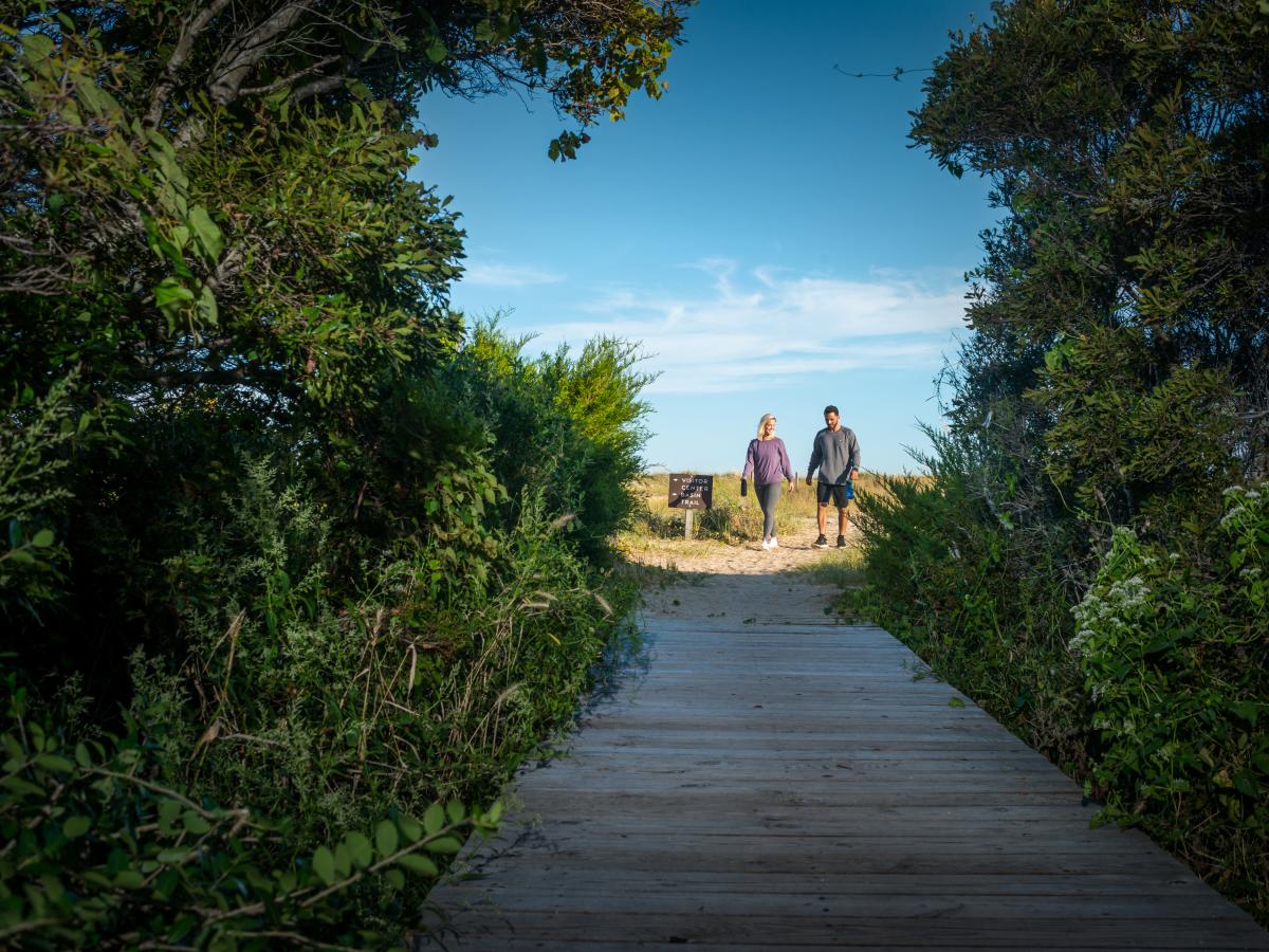 Basin Trail at Fort Fisher Recreation Area