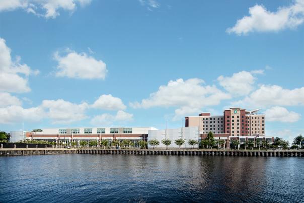 WCC & Embassy Suites from River