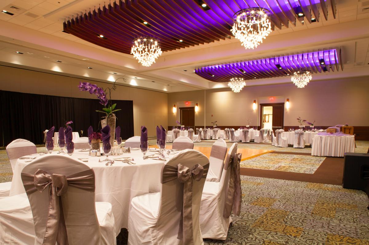 WCC Ballroom Wedding set up