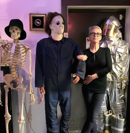 Jamie Lee Curtis at the Museum of the Bizarre