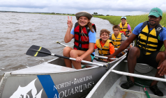 NC Aquarium Summer Camp Canoeing