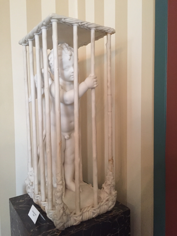 Marble statue at Latimer House